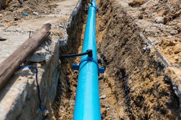 Water Main Installation in Los Gatos